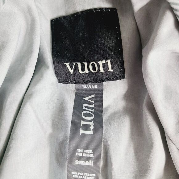 Vuori Outdoor Trainer Shell Jacket S Gray Stretch‎ Lightweight Full-Zip Hooded - Picture 8 of 12